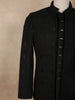 Classic Black Beads Embroidered Design Polynosic Men's Suit