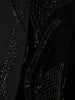 Classic Black Beads Embroidered Design Velvet Men's Suit
