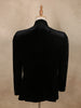 Classic Black Beads Embroidered Design Velvet Men's Suit