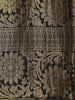 Classic Black Checked Zari Woven Design Art Silk Saree with Floral Zari Border