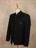 Classic Black Embellished Design Polynosic Men's Suit