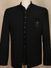 Classic Black Embellished Design Polynosic Men's Suit