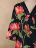 Classic Black Floral Printed Design Cotton Salwar Suit with Dupatta