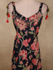 Classic Black Floral Printed Design Cotton Salwar Suit with Dupatta