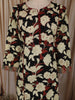 Classic Black Floral Printed Design Cotton Straight Cut Salwar Suit with Dupatta