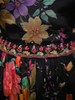 Classic Black Floral Printed Design Georgette Anarkali Gown with Dupatta