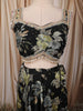 Classic Black Floral Printed and Beads Embroidered Design Chiffon Party Wear Lehenga With Matching Dupatta