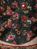 Classic Black Floral Printed and Stone Embellished Design Tussar Silk Fancy Lehenga with Matching Dupatta