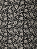Classic Black Floral Thread Embroidered Design Pure Tussar Saree with Designer Border