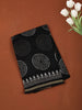Classic Black Geometric Printed Design Chanderi Cotton Casual Wear Saree