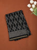 Classic Black Geometric Printed Design Chanderi Cotton Casual Wear Saree