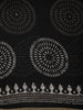 Classic Black Geometric Printed Design Chanderi Cotton Casual Wear Saree