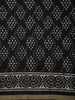 Classic Black Geometric Printed Design Chanderi Cotton Casual Wear Saree