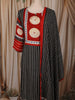 Classic Black Geometric Printed Design Crepe Straight Cut Salwar Suit with Dupatta