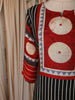 Classic Black Geometric Printed Design Crepe Straight Cut Salwar Suit with Dupatta
