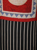 Classic Black Geometric Printed Design Crepe Straight Cut Salwar Suit with Dupatta