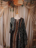 Classic Black Geometric Zig Zag Printed Design Crepe Silk Anarkali Salwar Suit with Matching Dupatta