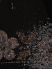 Classic Black Heavy Sequins Embroidered Design Georgette Party Wear Saree with Sequins Border