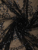 Classic Black Heavy Sequins Embroidered Design Net Designer Saree with Matching Blouse