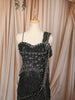 Classic Black Heavy Sequins Embroidered Design Net Mermaid Party Wear Lehenga with Designer Corset Blouse and Matching Dupatta