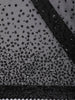 Classic Black Heavy Sequins Embroidered Design Net Party Wear Saree with Matching Blouse