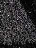 Classic Black Heavy Sequins and Beads Embroidered Design Net Party Wear Saree with Matching Blouse