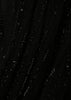 Classic Black Heavy Sequins and Beads Embroidered Design Net Ready to Wear Party Saree with Matching Designer Blouse