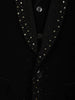 Classic Black Heavy Sequins and Beads Embroidered Design Polynosic Men's Suit