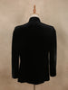 Classic Black Horse Motif Design Velvet Men's Suit