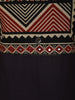 Classic Black Kalamkari Printed Design Cotton Straight Cut Salwar Suit