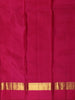 Classic Black Leaf Butta Woven Design Pure Kanchipuram Silk Saree with Contrast Zari Border