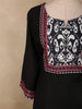 Classic Black Paisley Printed Design Cotton Salwar Suit with Dupatta