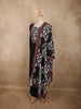 Classic Black Paisley Printed Design Cotton Salwar Suit with Dupatta