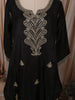 Classic Black Paisley Sequins and Kartana Beads Embroidered Design Palazzo Suit with Matching Dupatta