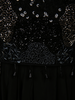 Classic Black Sequins and Beads Embroidered Design Georgette Kids Skirt and Top with Cape