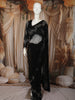 Classic Black Shimmer Design Net Party Wear Saree with Matching Blouse