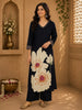 Classic Black Solid Design Cotton Co-ord Set