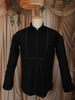 Classic Black Solid Woven Design Pure Cotton Formal Wear Full Sleeve Men Shirt