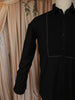 Classic Black Solid Woven Design Pure Cotton Formal Wear Full Sleeve Men Shirt