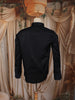 Classic Black Solid Woven Design Pure Cotton Formal Wear Full Sleeve Men Shirt