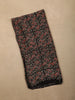 Classic Black Traditional Paisley Printed Design Cotton Unstitched Salwar Material with Dupatta