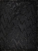 Classic Black Zig Zag Sequins Embroidered Design Chiffon Fancy Saree with Designer Border