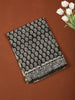 Classic Black and White Paisley Printed Design Cotton Casual Wear Saree