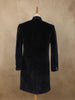 Classic Black elephant Motif Beads and Zardozi Embroidered Design Velvet Men's Sherwani Suit