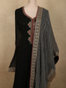 Classic Black sequins and Beads Embroidered Design Georgette Palazzo Suit
