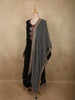 Classic Black sequins and Beads Embroidered Design Georgette Palazzo Suit