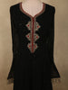 Classic Black sequins and Beads Embroidered Design Georgette Palazzo Suit