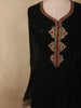 Classic Black sequins and Beads Embroidered Design Georgette Palazzo Suit