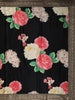 Classic Black with Multicolor Floral Printed Design Georgette Fancy Saree with Designer Border