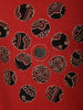 Bold Crimson Red Solid Design Cotton Palazzo Suit